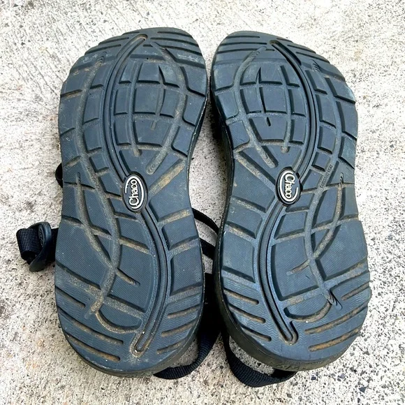 Size 9 Black Double Strap Chacos - Picture 2 of 2